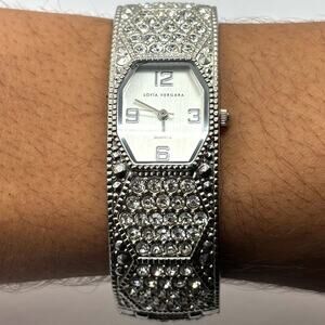 Silver Sofia Vergara Cuff Watch